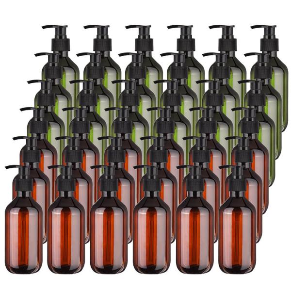 120ml 250ml 300ml 500ml Artificial Moisturizer Bottles Including Plastic UV Electroplated Cap Containers for Moisturizing Creams