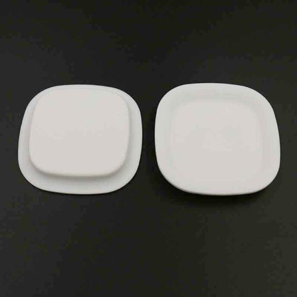 Food Grade Silicone Rubber Supplies Cup Lid Leakproof White Color