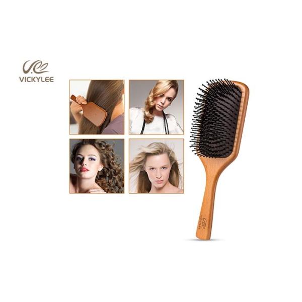 Natural Wood Fashionable 25cm Large Paddle Brush