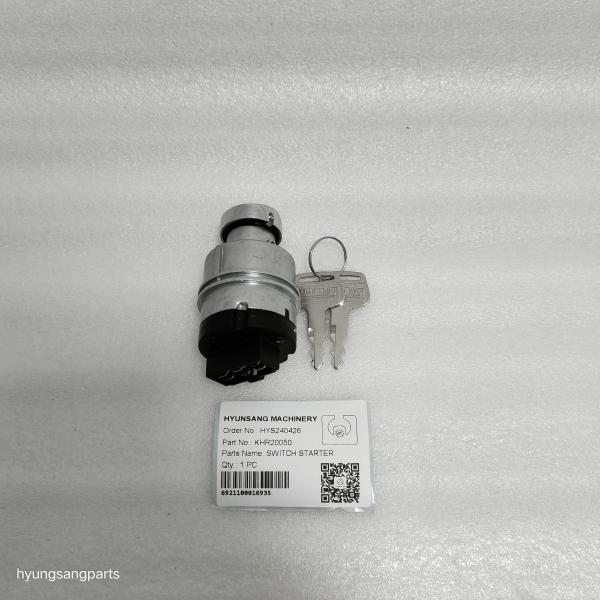 Interrupteur de démarreur pour pièces d'excavatrice Hyunsang KHR20050 pour CX250C CX75SR CX300C CX350C