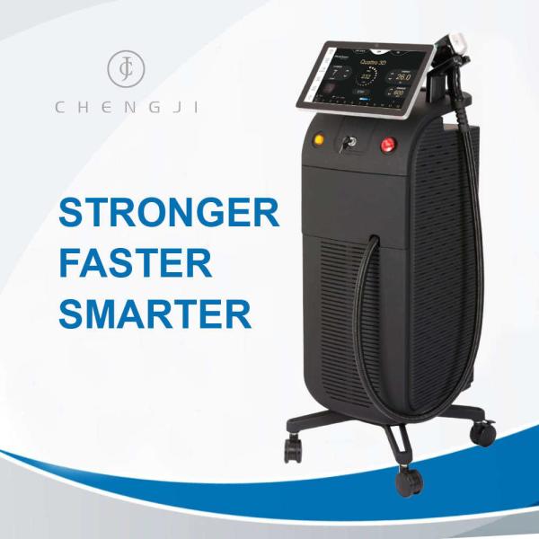Stationary Diode Laser Hair Removal Machine 2000W Laser Hair Removal Machine For Dark Skin