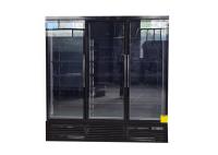 Congelador ereto da porta da bebida do supermercado com sistema de refrigeração independente