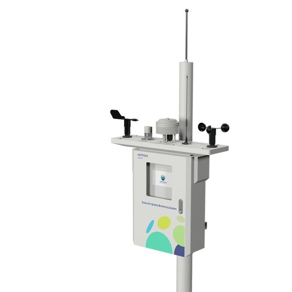 AQD5000 Ambient Air Quality Monitoring System with 7-in-1 Gas Detection, PM2.5/PM10, Meteorology, 7″ Touch Screen, and RS485/4G/LoRA Connectivity