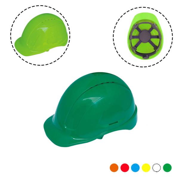 Modo de ajuste Ratchet T128 Cascos de seguridad de ventilación PE para la construcción industrial