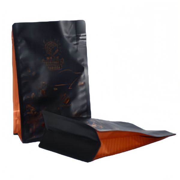 250g 500g 1kg Eco Friendly Coffee Bags With Hot Stamp Gold Logo