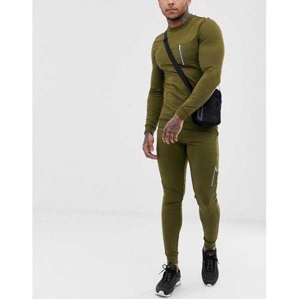 Bodybuilding Mens Tracksuit Set , Slim Fit Jogging Suits Anti - Bacterial