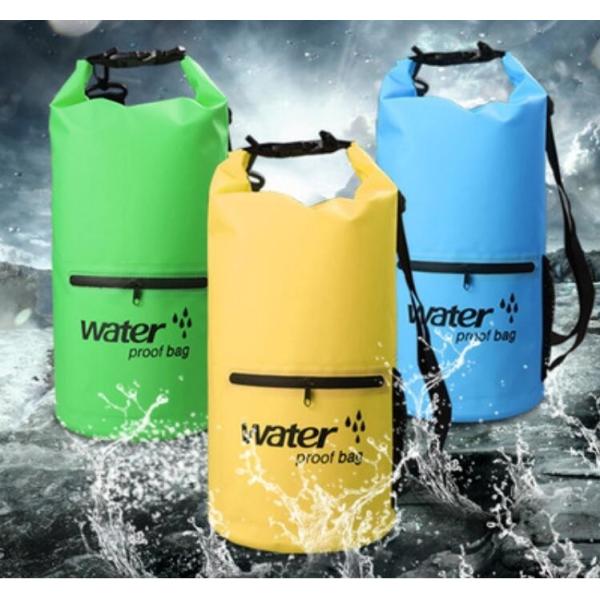 promotion 10L,20L,30L PVC tarpaulin ocean pack floating dry bags with shoulder strap front pocket, Swimming Floating Wat