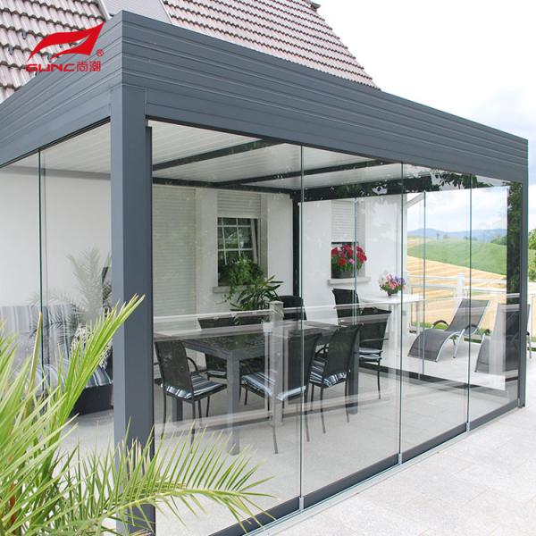 Регулируемая пергола Hardtop Rainproof Louvered алюминиевая 10 x 13 FT для двора патио палубы