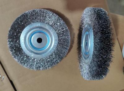 8 High Density Steel Wire Wheel Brush 120mm Middle Plate 25.4mm Inner Hole