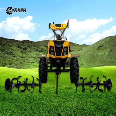 Gear Driven Diesel Mini Tiller 100mm Deep Diesel Tiller Cultivator