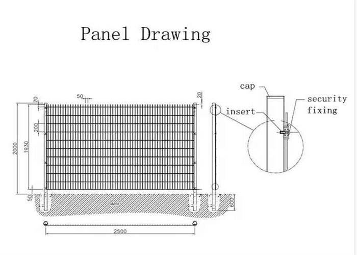 6мм 2d Twin Bar Wire Mesh Fence Panels 868/656 Двойной стержень Мат двусторонний