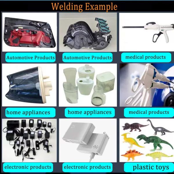 Multi Station Rotary Ultrasonic Plastic Welding Machine 15kHz For Medical Plastic Parts