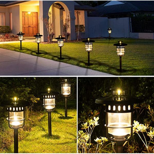 5.9 * 17.7 '' 1.20Volt Waterproof LED Solar Garden Lights