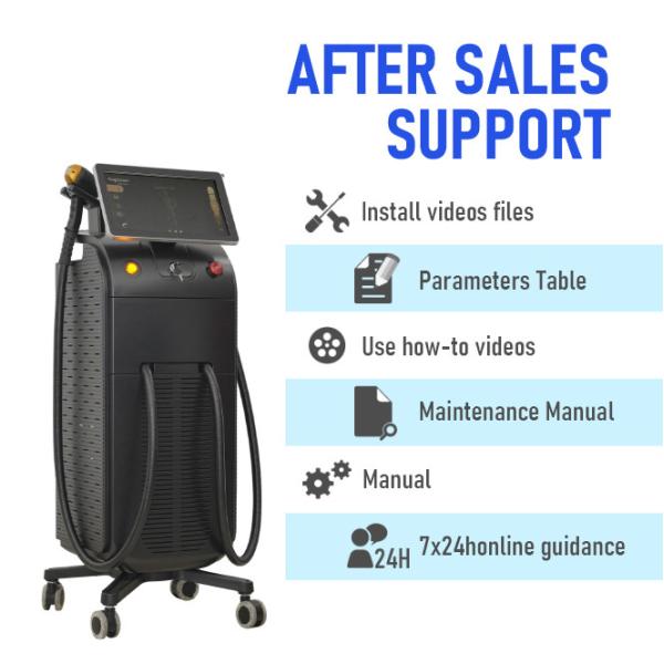 Pantalla 4K 2000W / 4000W Depilación Ice Platinum 808 755 1064 Diodo Láser Máquina de Depilación Láser Titanio