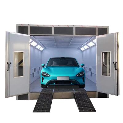 Cabine de pintura de pulverização de automóveis com aquecimento elétrico ambiental