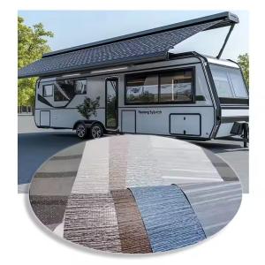 450gsm Rv Caravan Awning Replacement PVC Coated Vinyl Fabric For Rv Awning