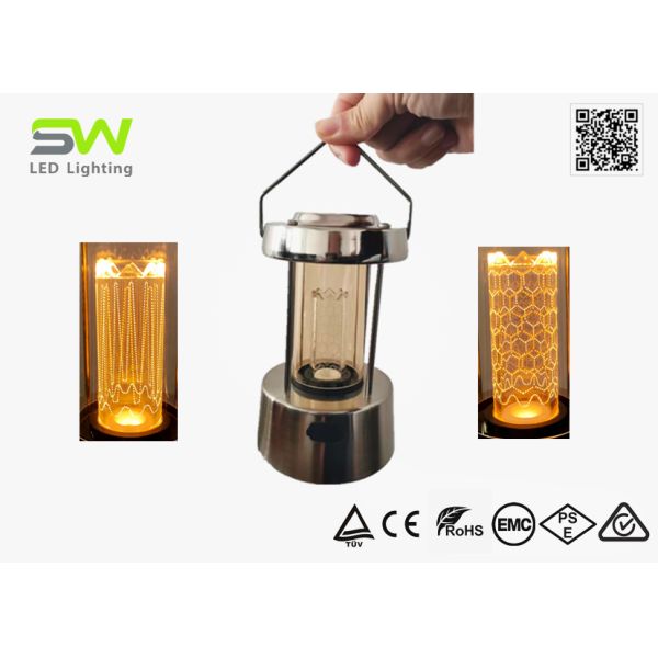 Metal Material 5W LED Camping Lantern Warm Beam Type C Rechargeable
