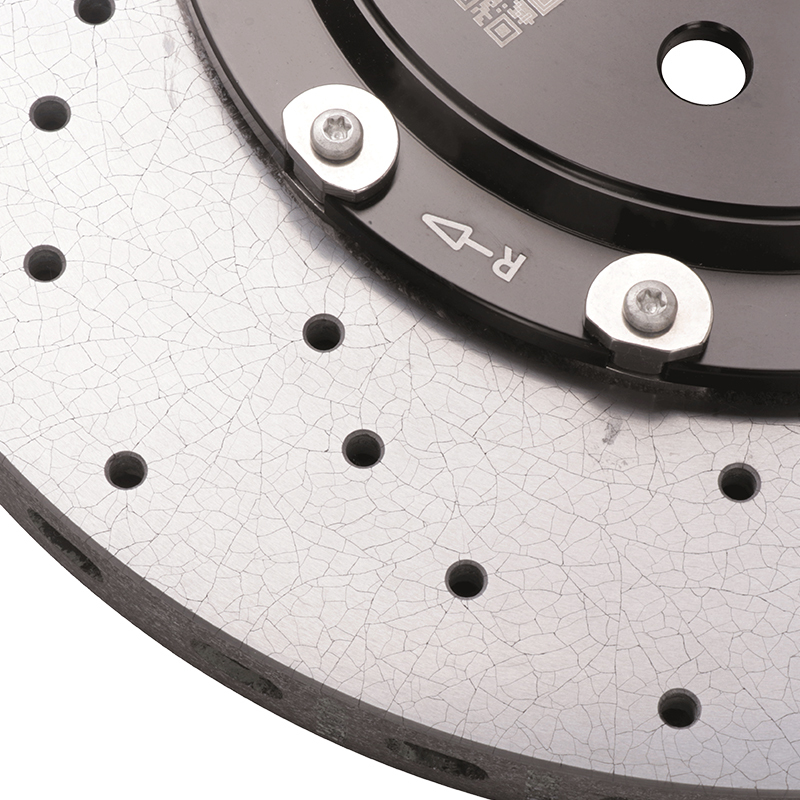 Carbon Fiber Ceramic Brake Rotor Brake Disc For BMW M5 380mm Carbon Fiber Brake Disc/Rotor For Muscle Cars Mustang Corvett Hellcat Camaro
