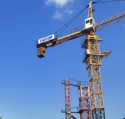 Мини самостоятельно устанавливающийся башенный кран для продажи 6T