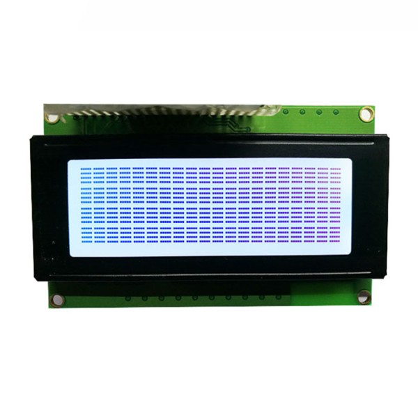 Customized White Background with Blue Text 98x60  Monochrome Fstn Mono 5.0v 4.5v 20(characters)* 4(line)  Lcd Display