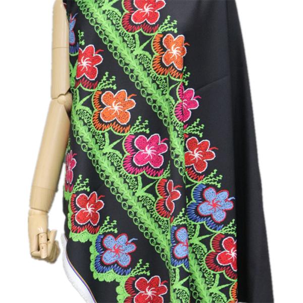 Vestido impreso bordado moda hawaiana de encargo del estilo de la falda de las mujeres