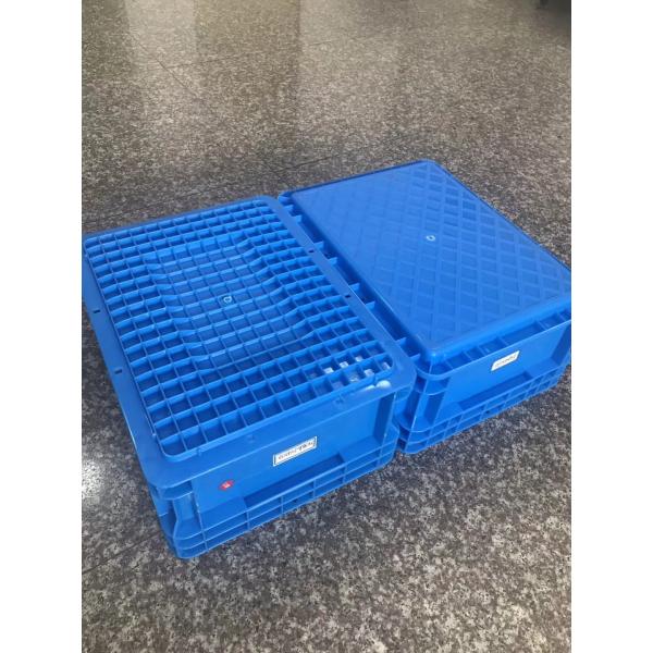 Тары для хранения евро Стакабле сверхмощные пластиковые 600 * 400 * 340мм 50 литров