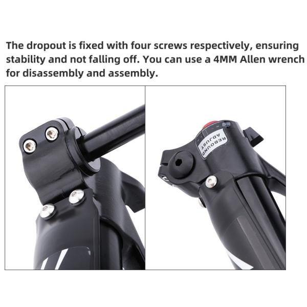 Dnm USD-6S Fat 26er Inverted Fat Bike Suspsension Fork Mountain Bike Fork