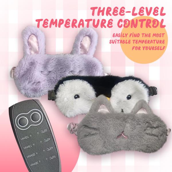 Comfort And Cute Usb Graphene Heat Eyes Mask Adjustable Temperature Electric Heated Steam Eye Mask For Home Office