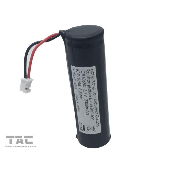 3,7 батарея иона лития вольта 2300mAh цилиндрическая перезаряжаемые для фары велосипеда