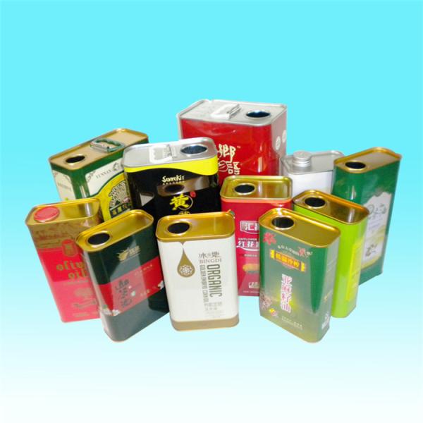 Empty Round or square Tin Can Olive Oil Metal Tins Cans Metal Cooking Oil Tin Cans
