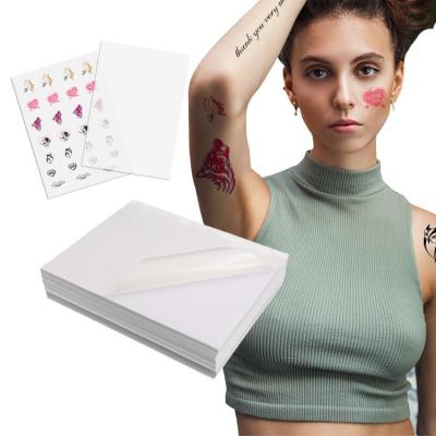 White Paper Decoration Direct Waterproof Printable Temporary Tattoo Transfer Paper Screen Printing