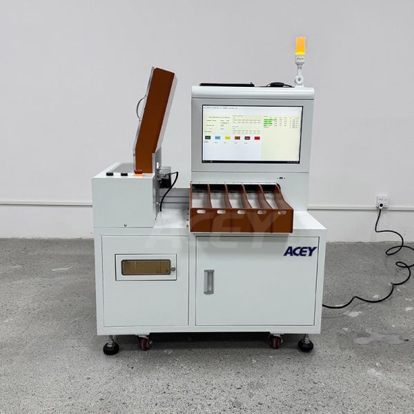 Automatic 5 Channel Lithium Battery Cell Sorting Machine with Voltage and IR Testing