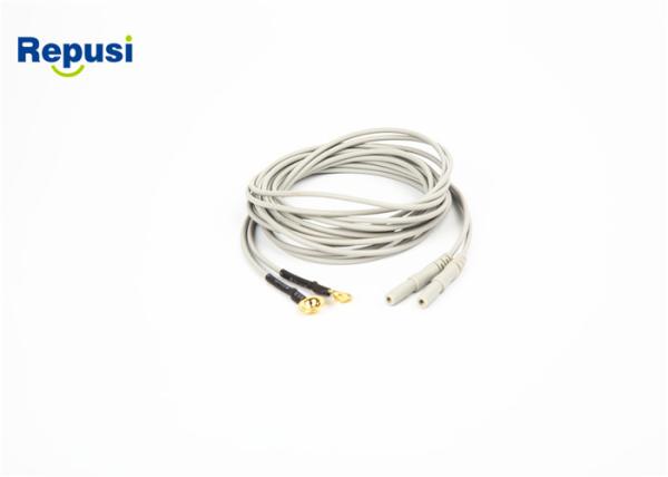 DIN 1.5mm EEG Cup Electrode gold plated disc 10mm cup brain electrode