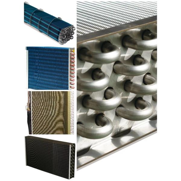 Copper Foil Fin Type Heat Exchanger Compact Design Easy Maintenance