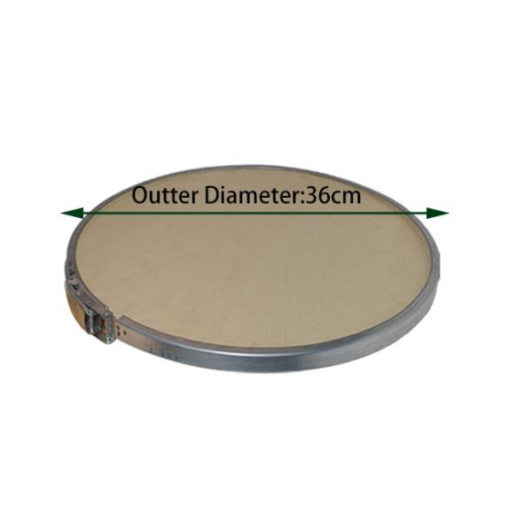 36cm Fiber Drum Lids Plywood Lid Welding Wire Containers For Food Chemical Storage