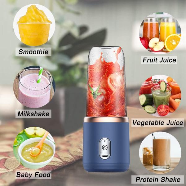 Portable Fruit Vegetable Tools Electric Juice Cup for Smoothies 40W USB Rechargeable