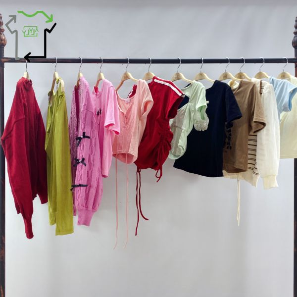 Used Knitted Top Casual Cardigan Fashion Mixed Design Used Womens Sweaters Ukay Bales