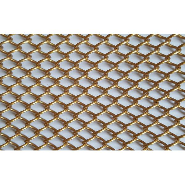 Custom Aluminum Steel Coil Curtain Space Divider 0.8mm Wire