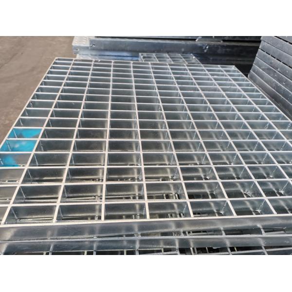 48 Inch Anti Skid Stair Treads Steel Grating Walkway Mill Finished