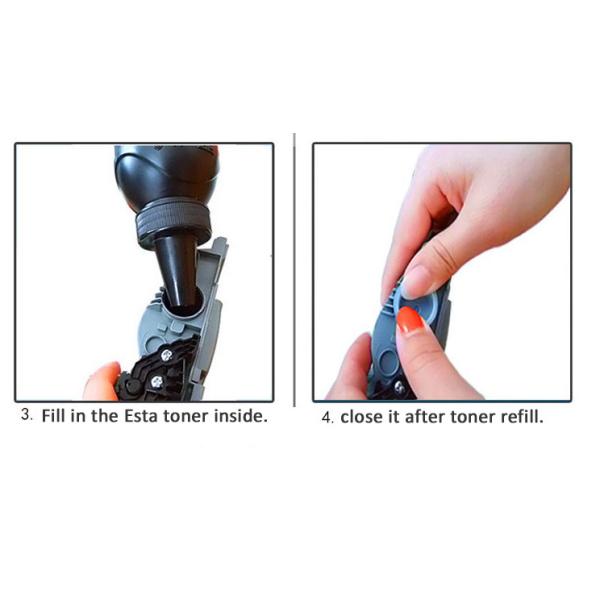 Tonalizador preto 15K do tonalizador TK435 Kyocera TASKalfa 180 compatíveis de Kyocera Taskalfa