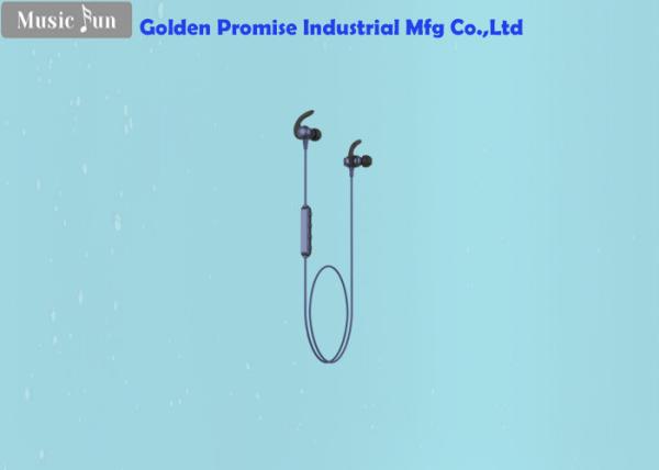 OEM ODM Sport Bluetooth Earphones With Magnetic Control 120mA Battery