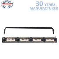 RACK MOUNT PATCH PANEL 24 PORT RACK MOUNT PATCH PANEL 19 INCH CAT6 UTP