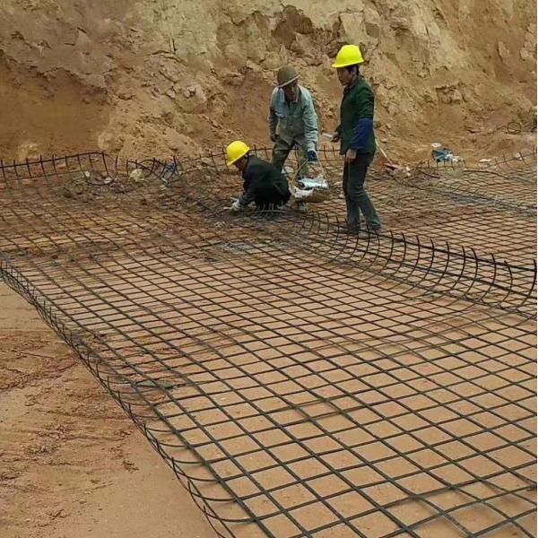 Steel Plastic Geogrid in with Acid Resistant and Base Reinforcement Function