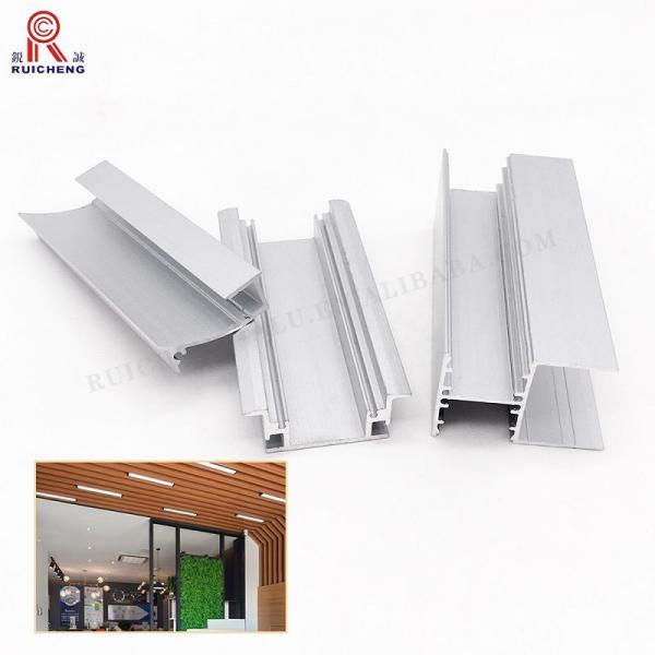 Decorative Aluminium Extrusion For Led Strip Lighting T8 Temper Round