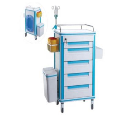 Emergency Trolley for hospital patient with Defibrillator Board  750*480*920mm