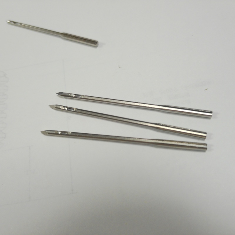 304 Stainless Steel Leather Threading Needle Long Slot Hole Milling
