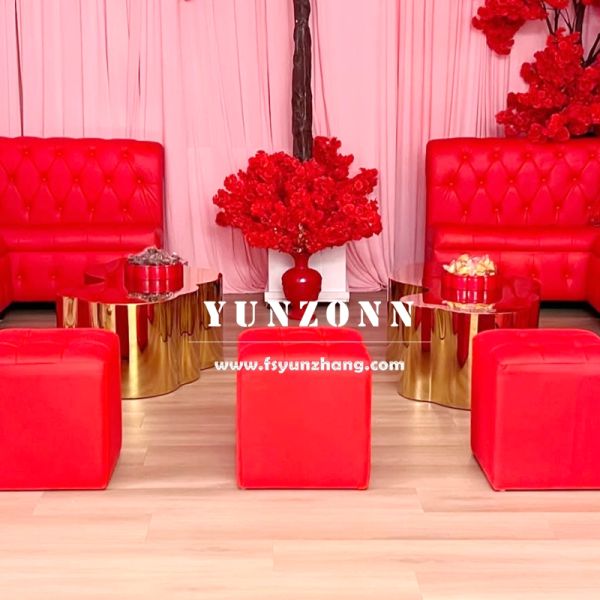 Gold Hollywood Unique Creative Design Coffee Table Luxury Metal Stump Type Center Table for Home Dining and Living Room Use