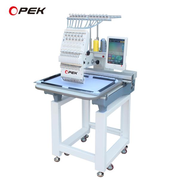 400 Head Interval Single Head Cap/t-shirt Embroidery Machine with Overall Dimensions of 76*70*150