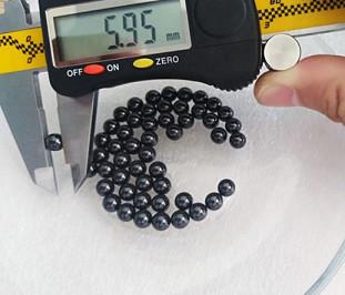 bolas de carregamento cerâmicas do nitreto de silicone da pressão de gás de 5.953mm