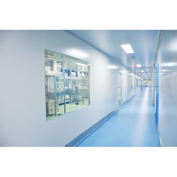 Construction Insulation Cleanroom Panels 100mm 150mm Rock Wool Sandwich Panel